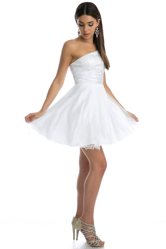 Wedding Dresses Short Wedding Sequin Dress White