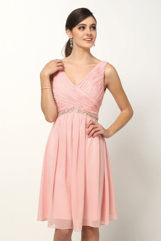 Cocktail Dresses Homecoming A Line Short Cocktail Dress Blush