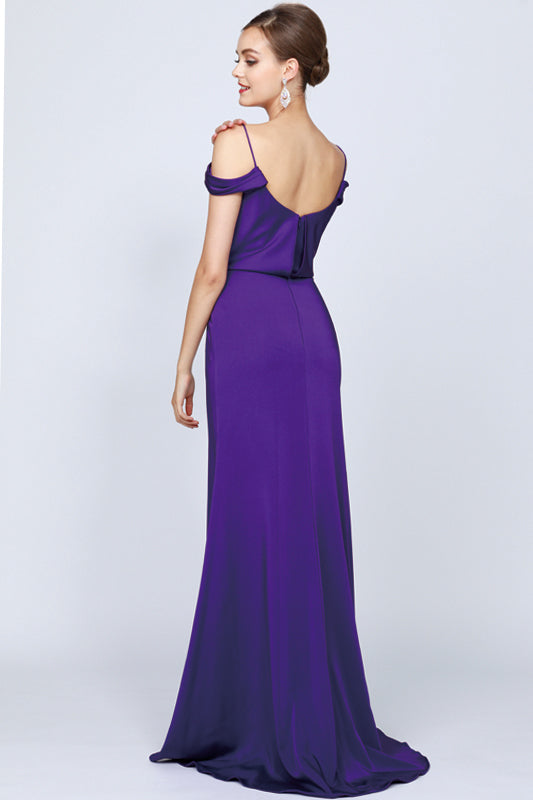 Prom Dresses Fitted Long Formal Evening Prom Dress Purple
