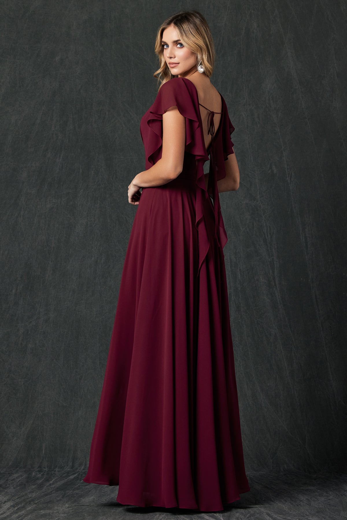 Formal Dresses Long Formal A Line Evening Dress Burgundy