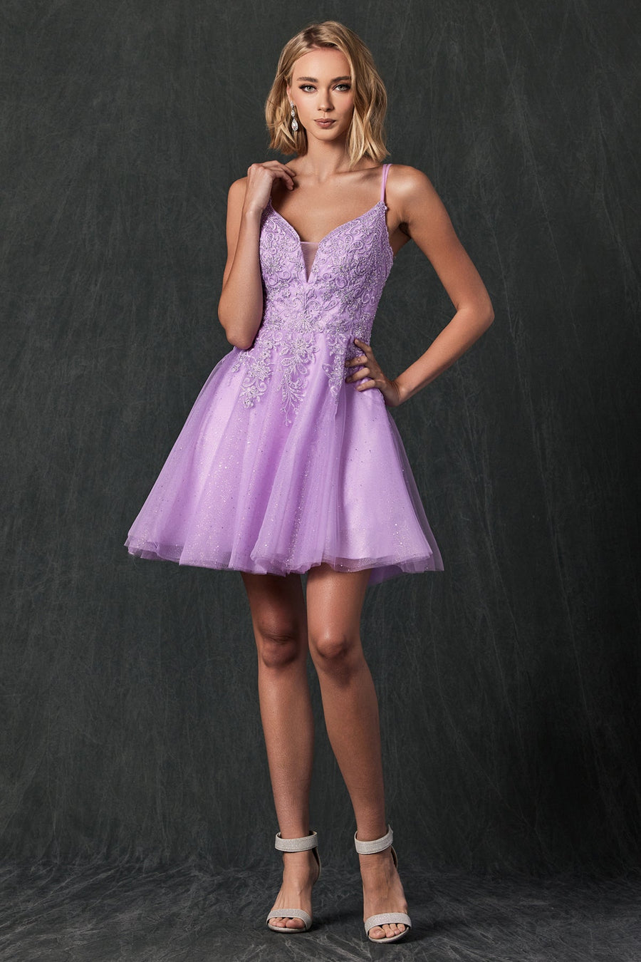 Cocktail Dresses Homecoming Mini Short Cocktail Dress Lilac