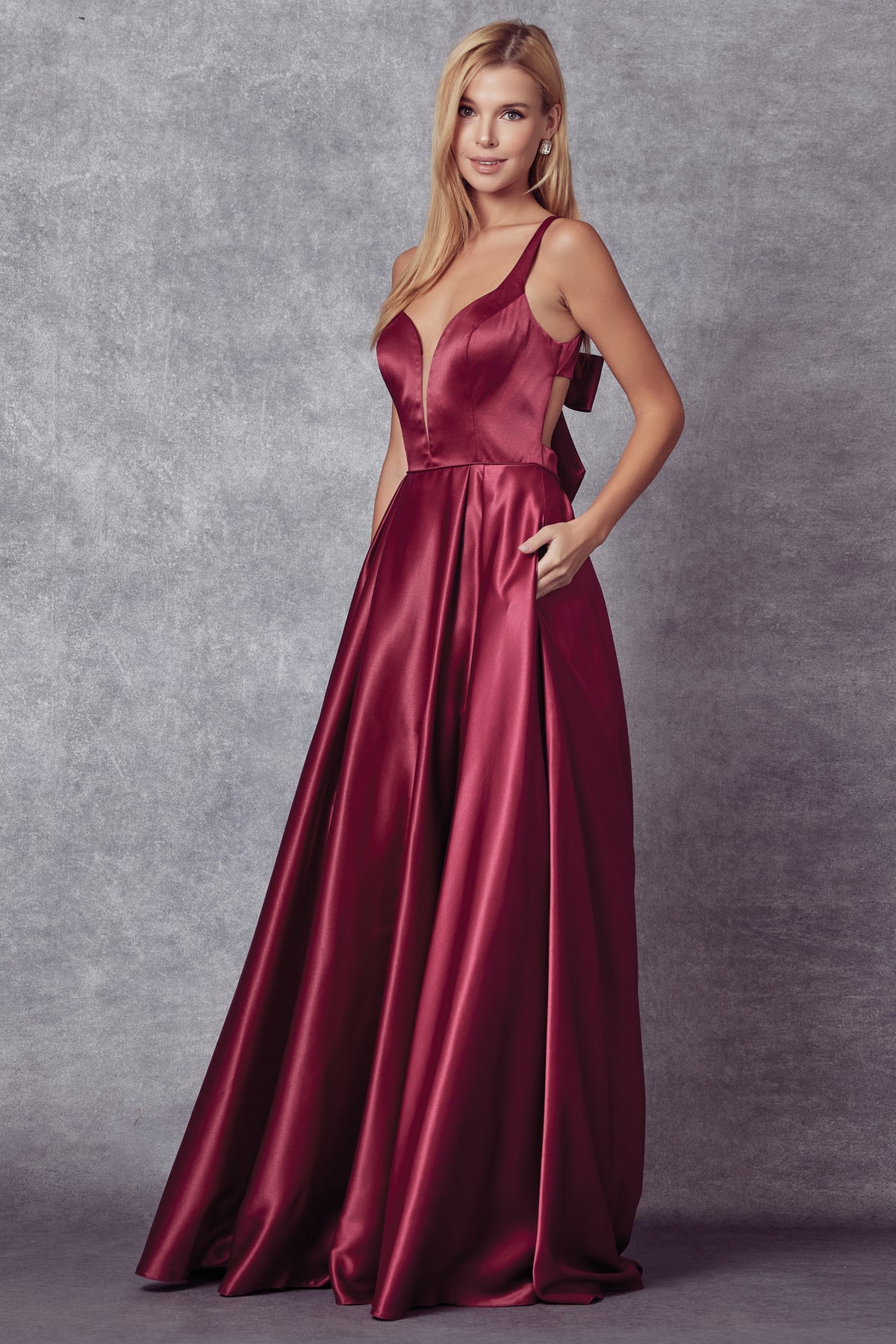 Prom Dresses Ball Gown A Line Long Formal Prom Dress Burgundy