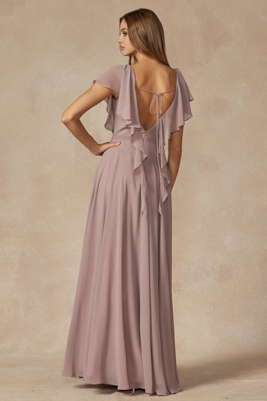 Formal Dresses Long Formal A Line Evening Dress Mauve