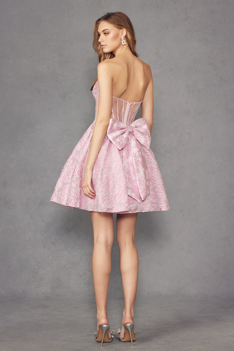 Cocktail Dresses Short Cocktail A Line Dress Pink