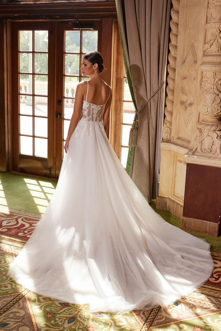 Wedding Dresses A Line Long Wedding Dress White