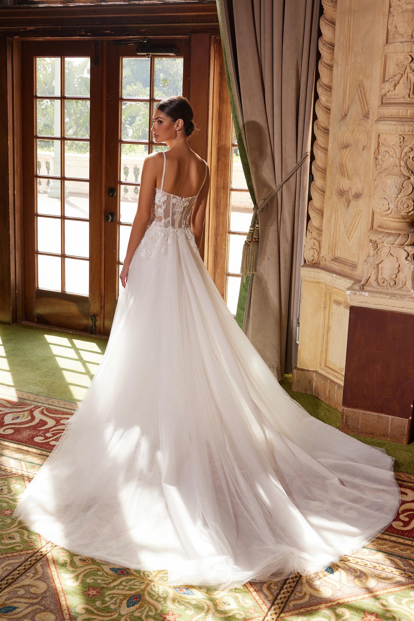 Wedding Dresses A Line Long Wedding Dress White