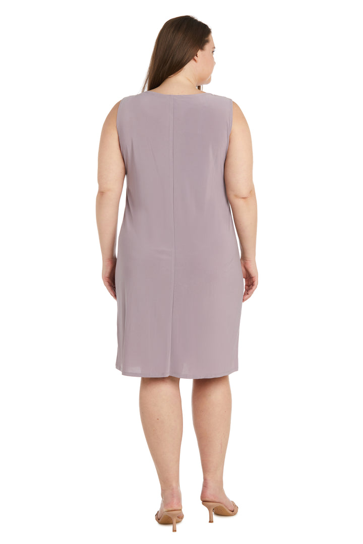 Plus Size Dresses Short Mother of the Bride Plus Size Sequin Jacket Dress Wisteria