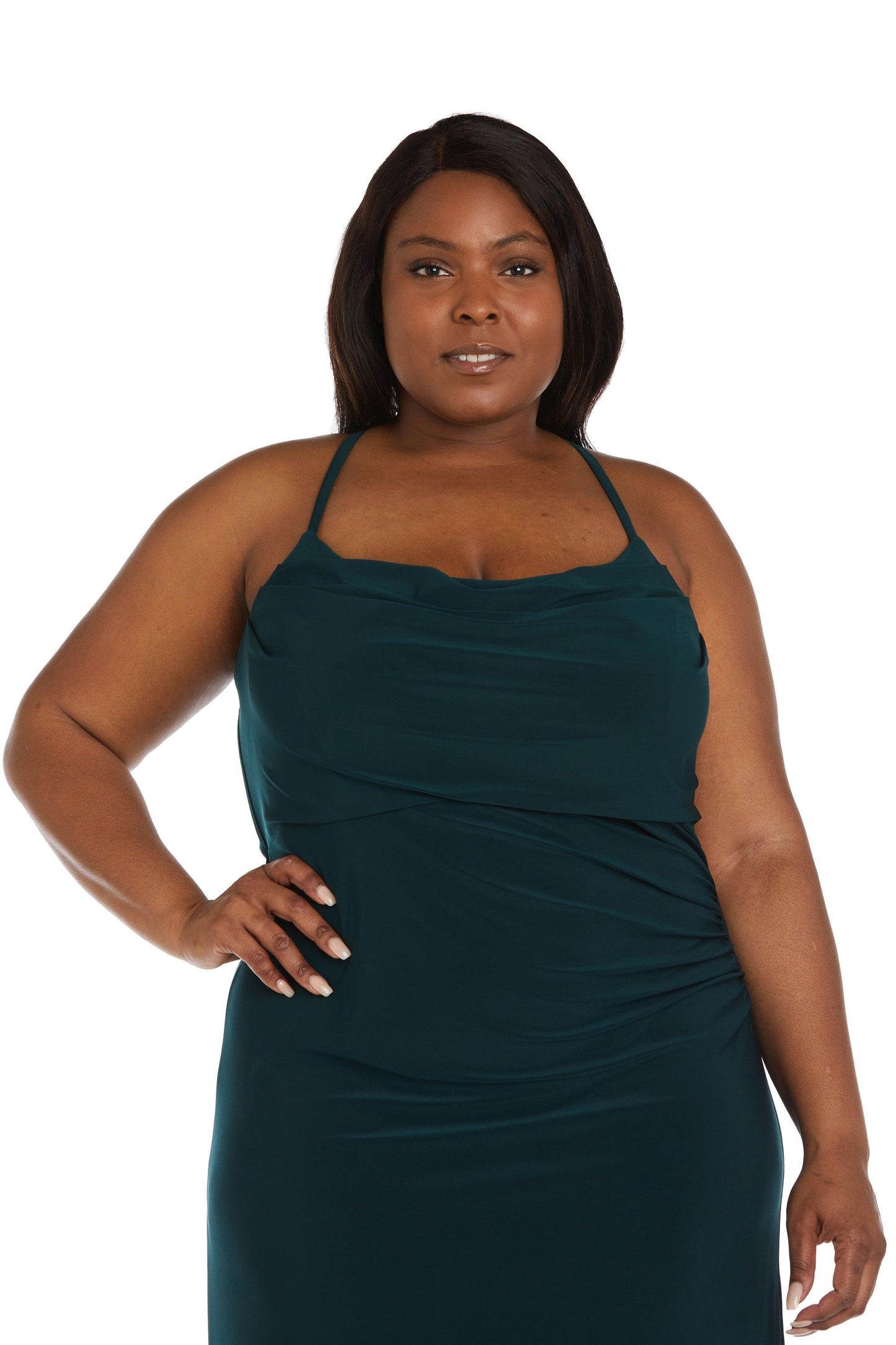 Morgan & Co 13019WM Long Plus Size Formal Dress