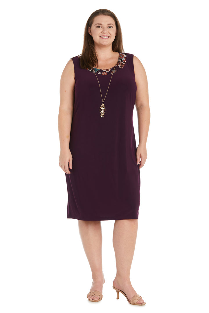 Plus Size Dresses Short Floral Print Plus Size Mother of the Bride Jacket Dress Eggplant