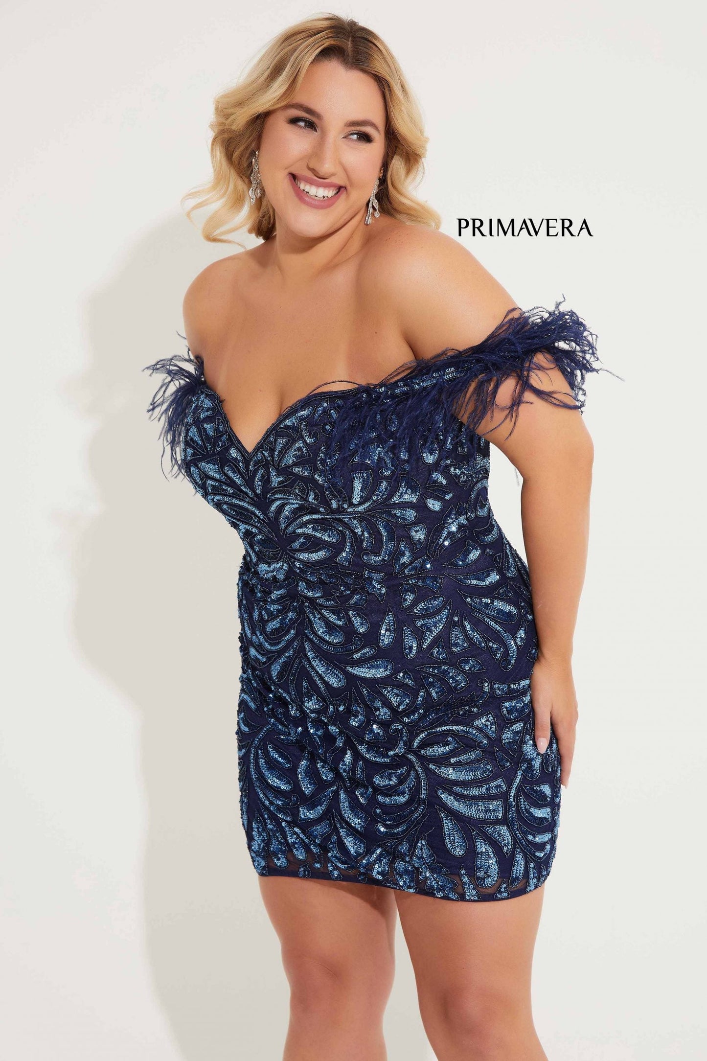 Plus Size Dresses Short Fitted Homecoming Cocktail Dress Midnight