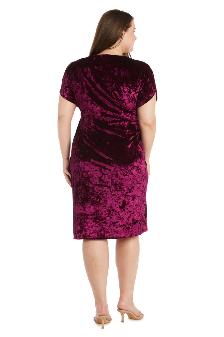 Plus Size Dresses Short Mother of the Bride Plus Size Cocktail Dress Burgundy