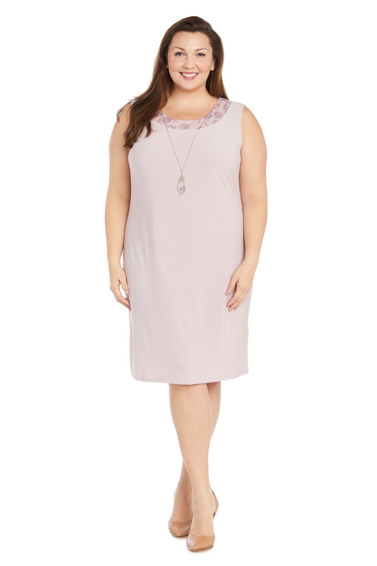 Plus Size Dresses Plus Size Short 3D Floral Print Jacket Dress Mauve