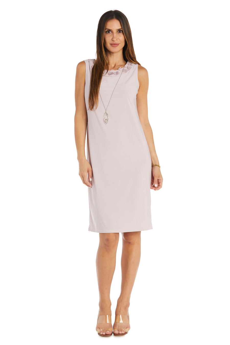 Cocktail Dresses Mother of the Bride Short Petite Jacket Dress Mauve
