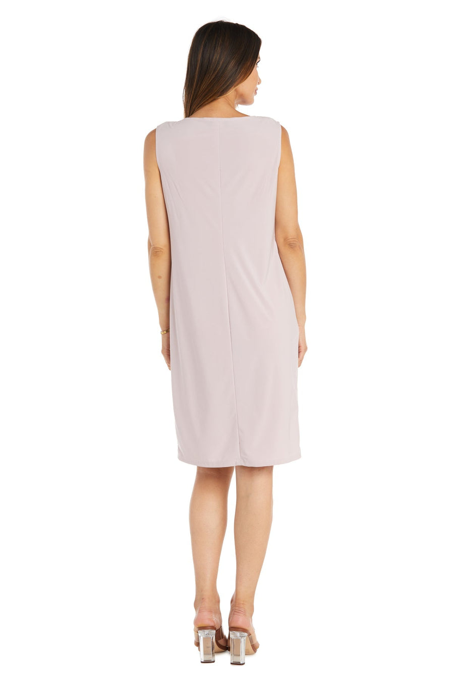 Cocktail Dresses Mother of the Bride Short Petite Jacket Dress Mauve