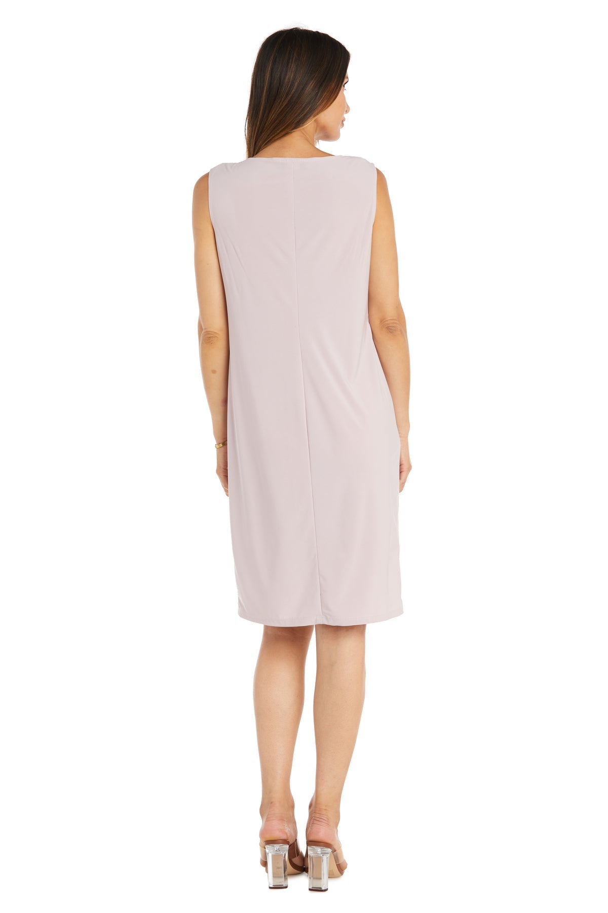 Cocktail Dresses Mother of the Bride Short Petite Jacket Dress Mauve