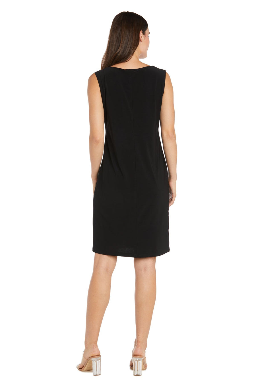 Cocktail Dresses Mother of the Bride Short Cocktail Jacket Dress Black/White