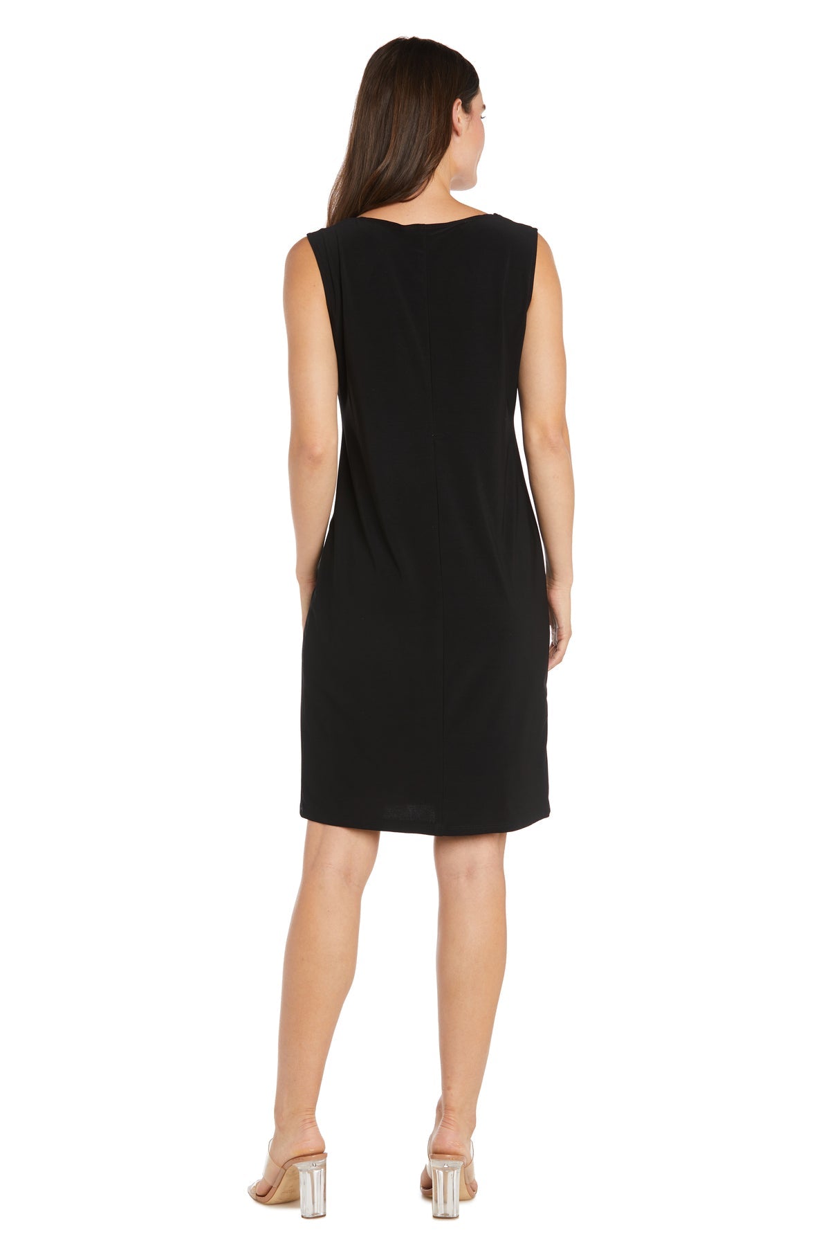 Cocktail Dresses Mother of the Bride Short Cocktail Jacket Dress Black/White