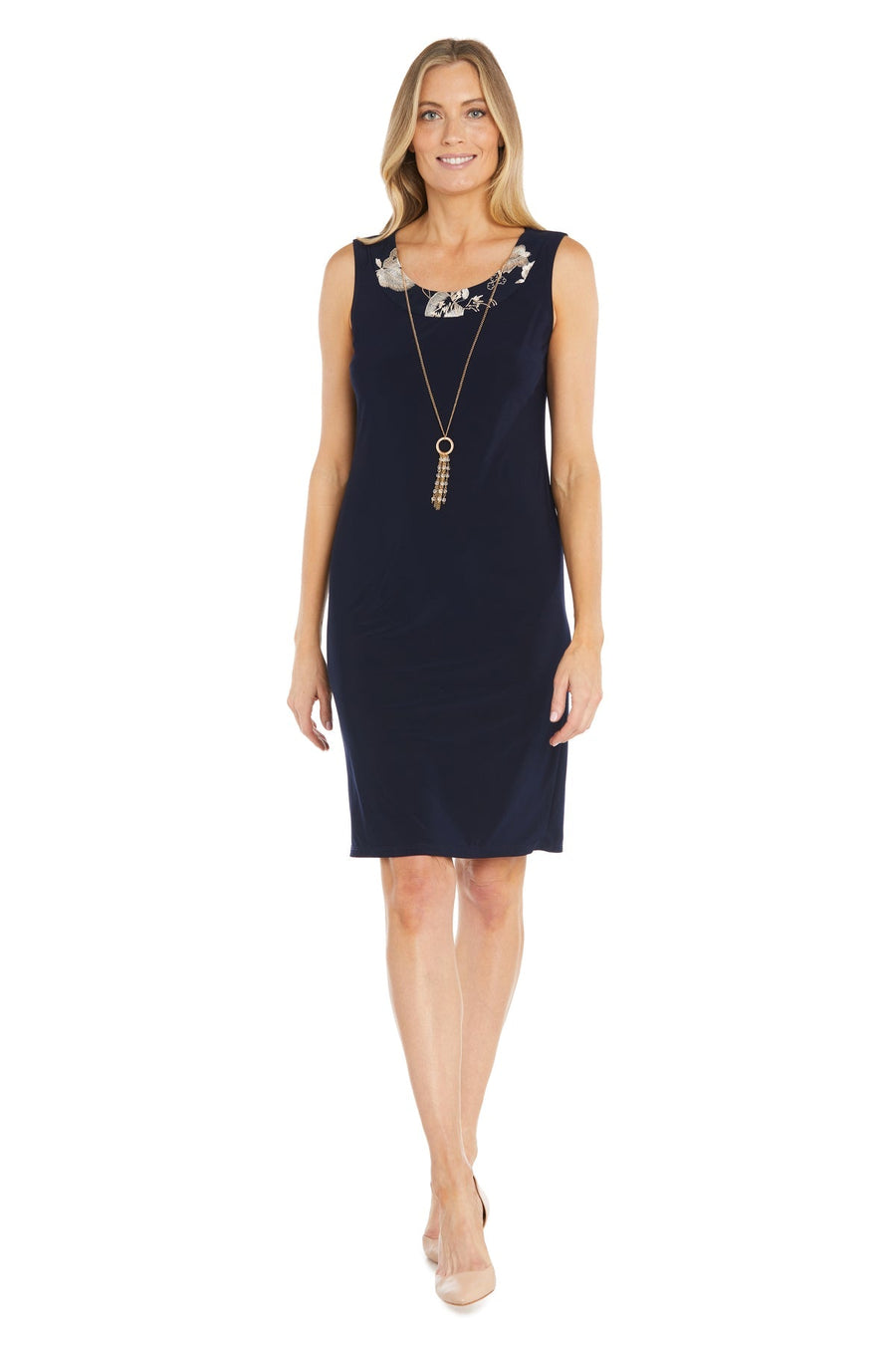 Cocktail Dresses Mother of the Bride Short Cocktail Jacket Dress Navy/Champagne