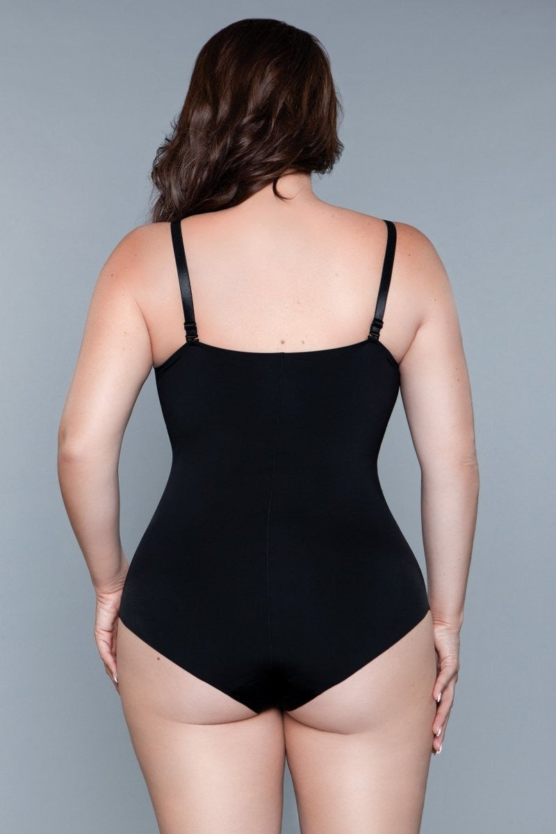 Shapewear What A Waist Shapewear Bodysuit Black