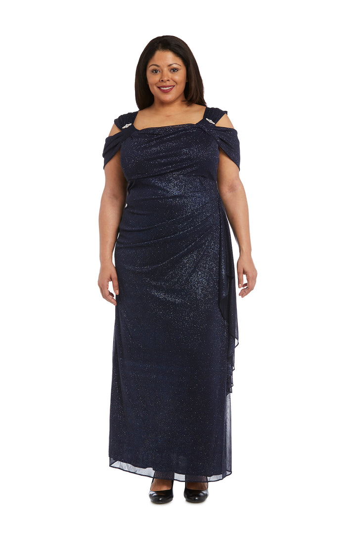 Plus Size Dresses Long Plus Size Formal Evening Dress Navy