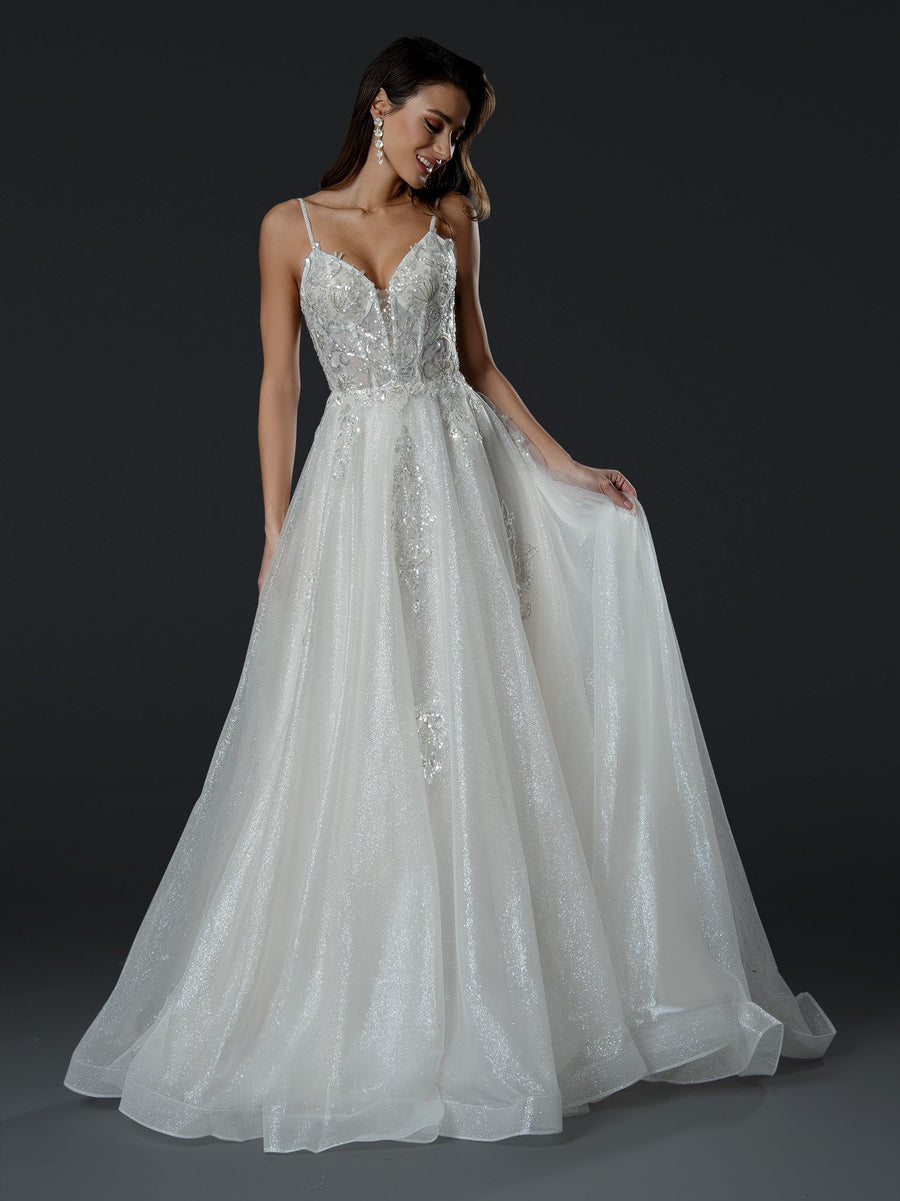 Wedding Dresses  Long Bridal A Line Wedding Dress Off White