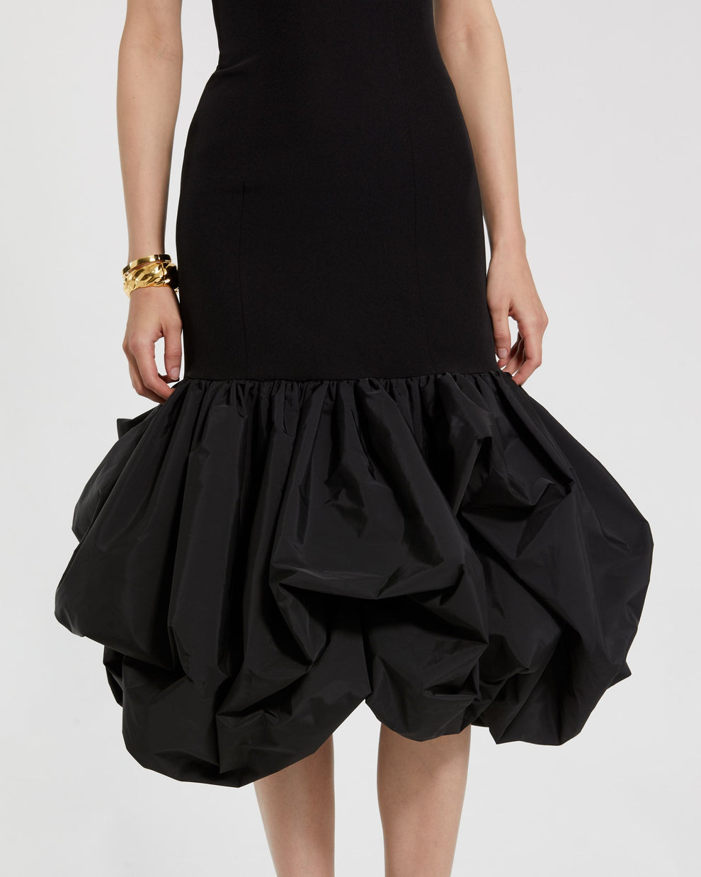 Cocktail Dresses Short Cocktail Ruffle Midi Length Dress Black
