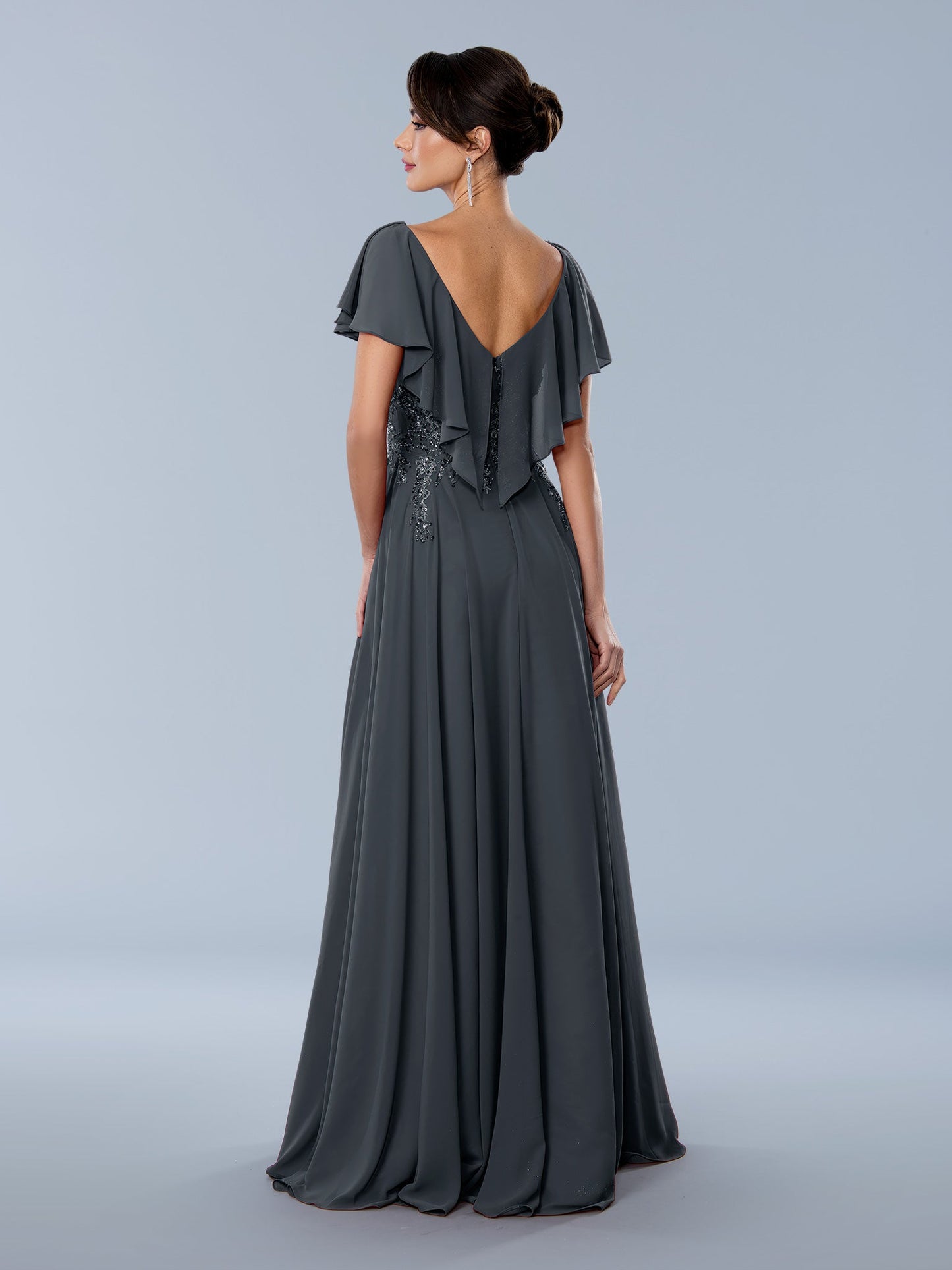 Mother of the Bride Dresses Long Formal Mother of the Bride A Line Dress Charcoal