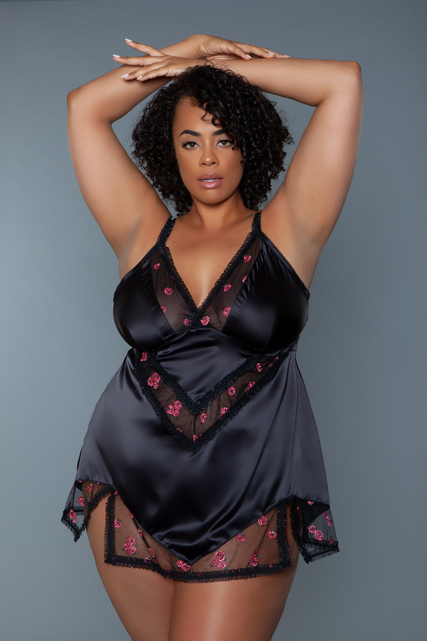 Lingerie 2246P Katherine Babydoll Black