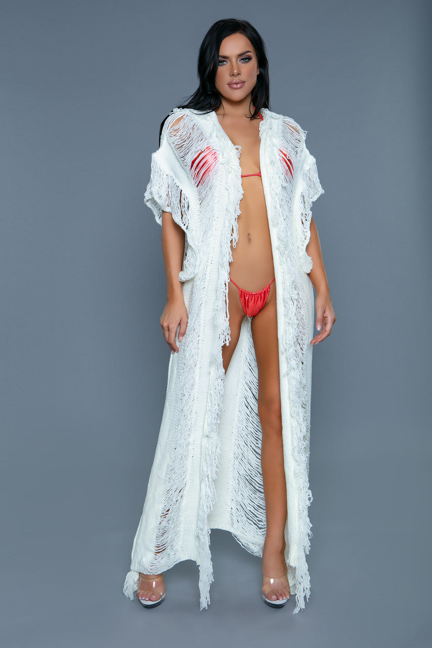 Swimwear 2299 Vivian Cover Up White
