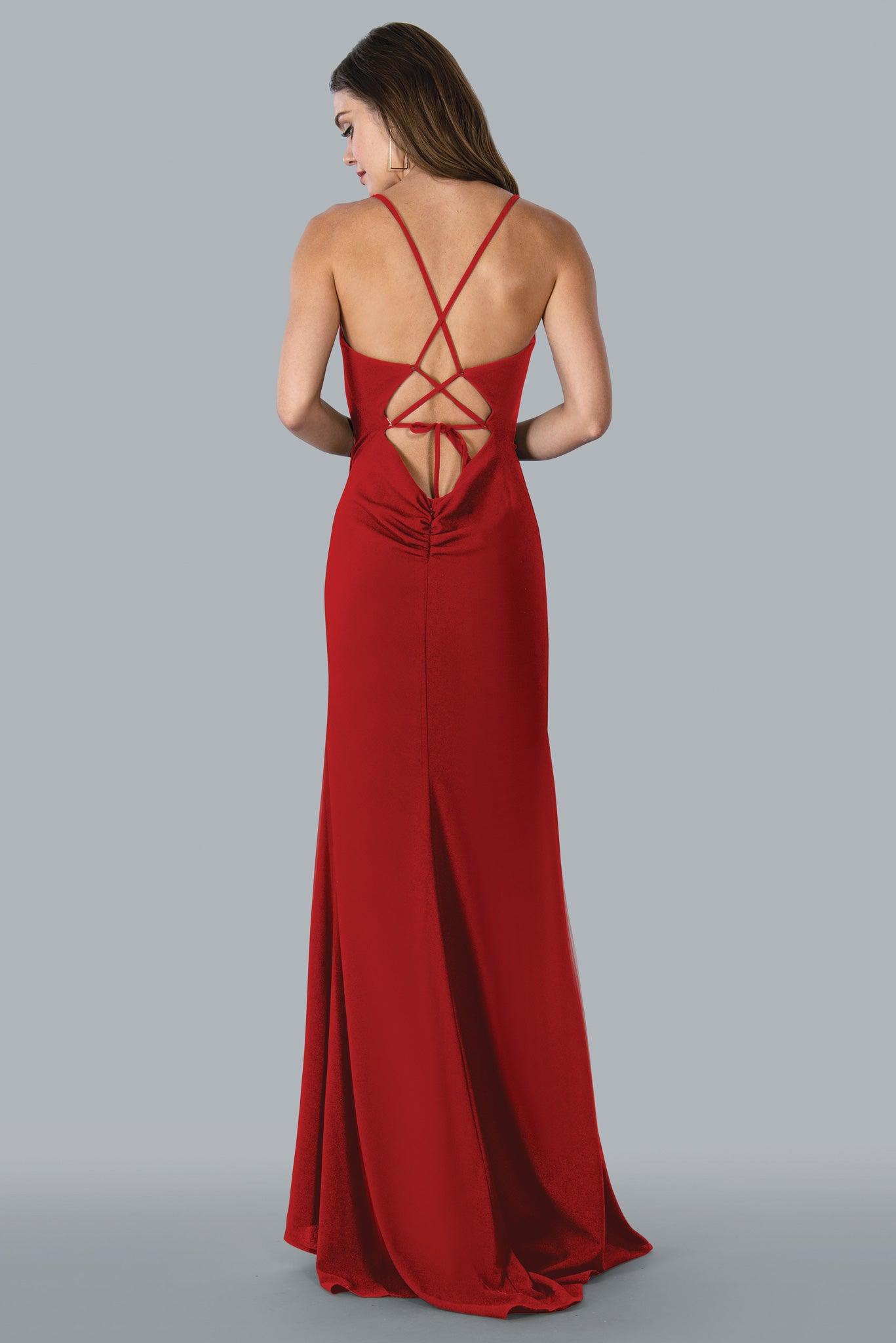 Stella Couture 23179 Spaghetti Strap Sexy Long Dress