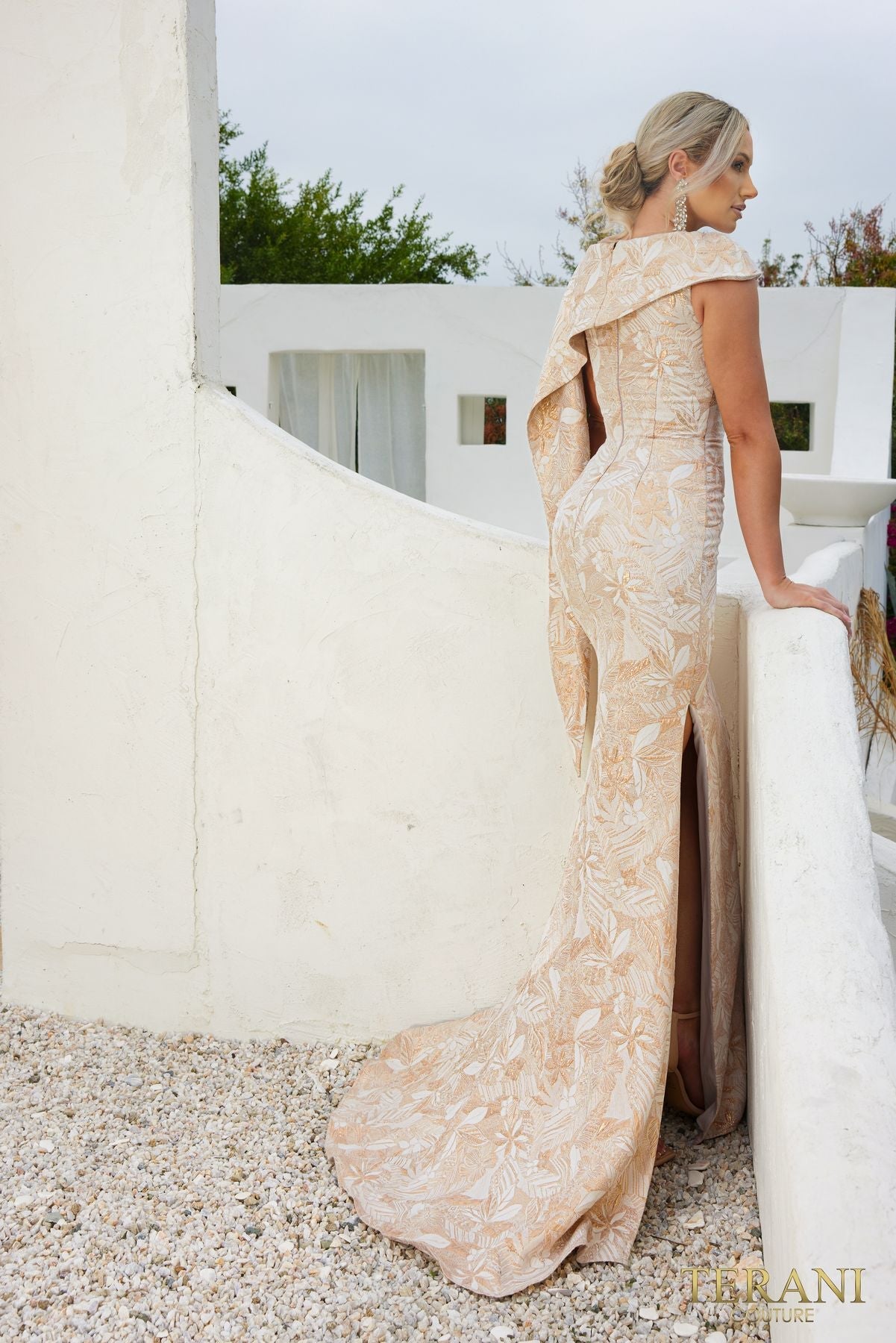 Mother of the Bride Dresses Fitted Long Mother of the Bride Dress Champagne