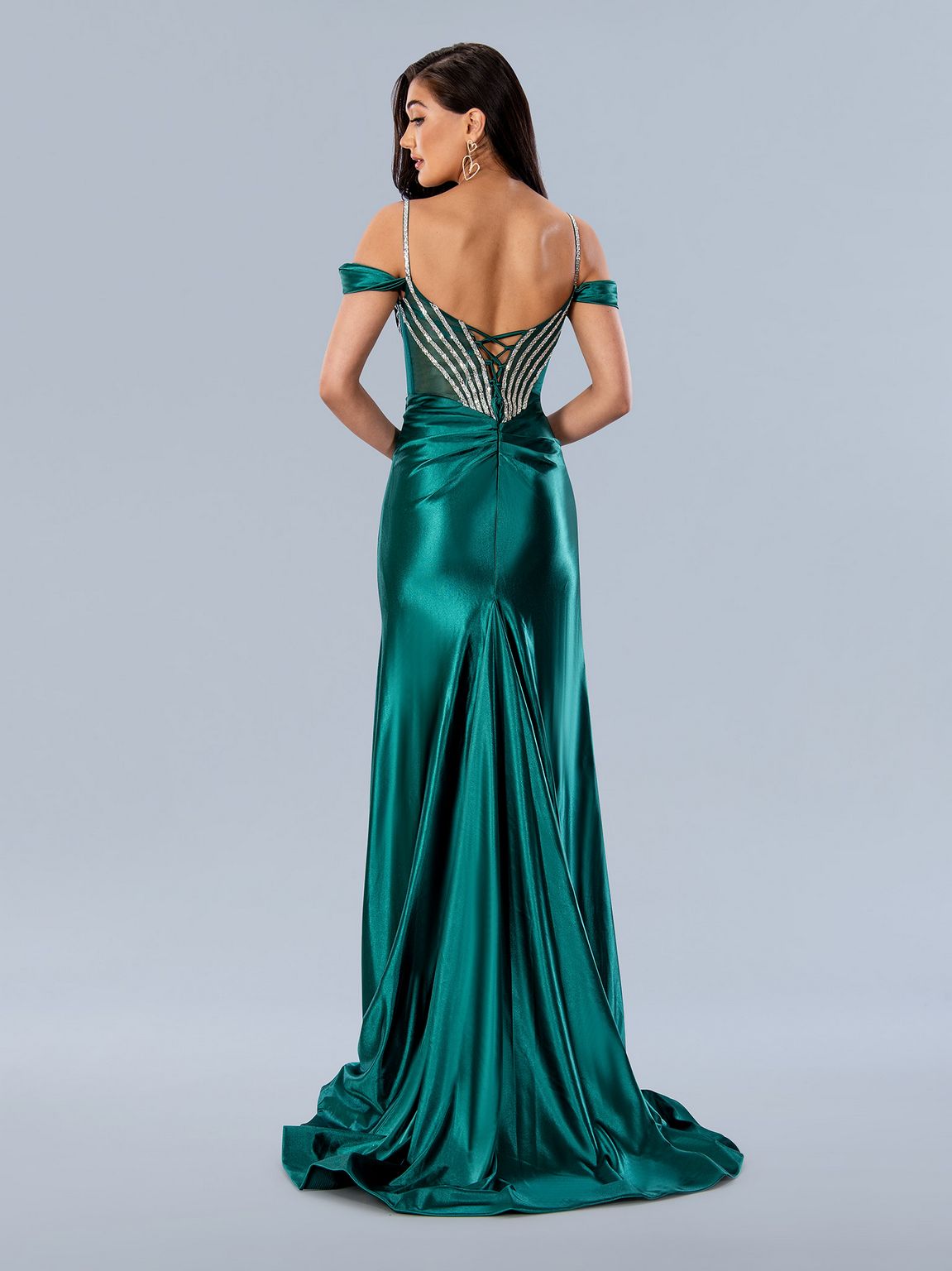 Prom Dresses Long Formal Prom Beaded Dress Green