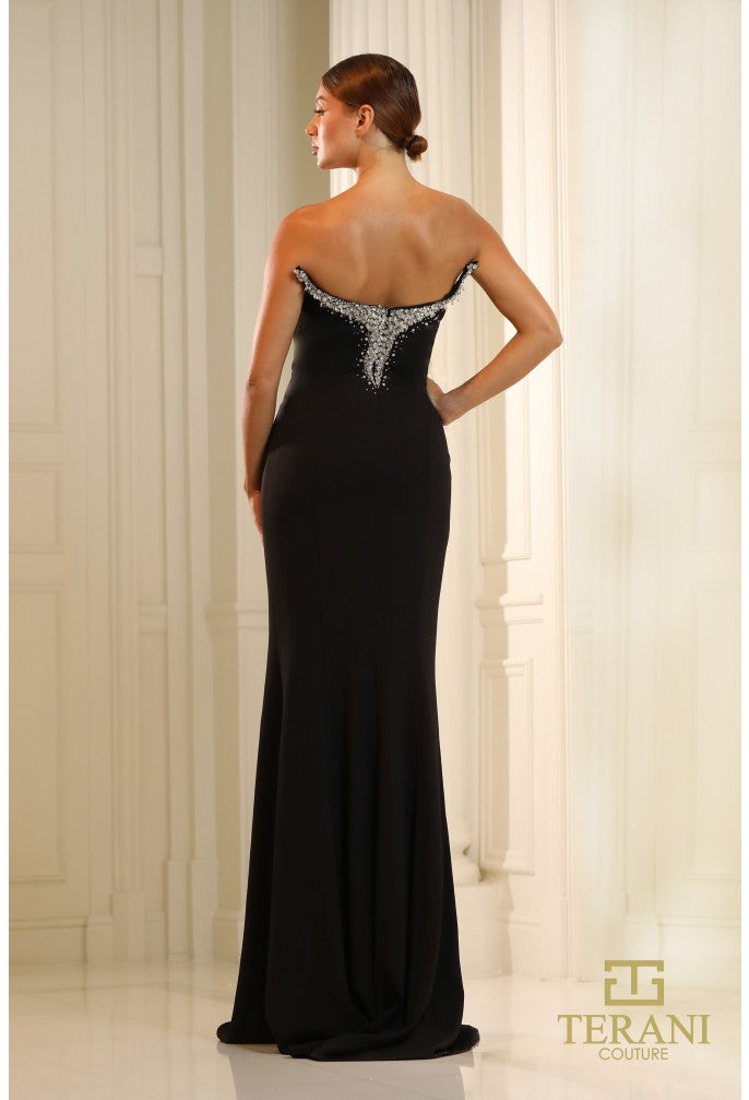 Prom Dresses Long Beaded Formal Prom Dress Black
