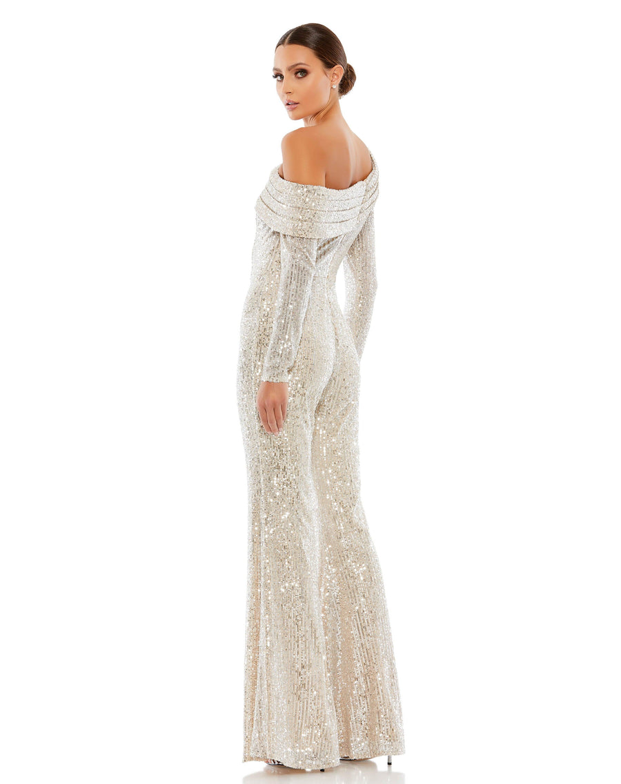 Mac Duggal 26596 Formal One Shoulder Jumpsuit