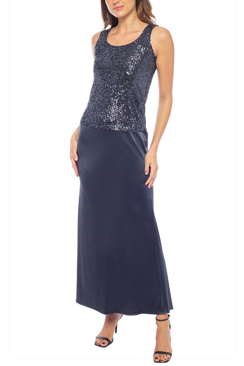 Mother of the Bride Dresses Long Sequin Mother of the Bride Jacket Dress GUNMETAL