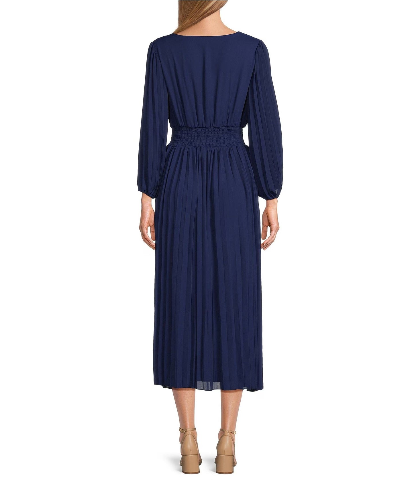 Mother of the Bride Dresses Pleated A Line Cocktail Maxi Dress Navy