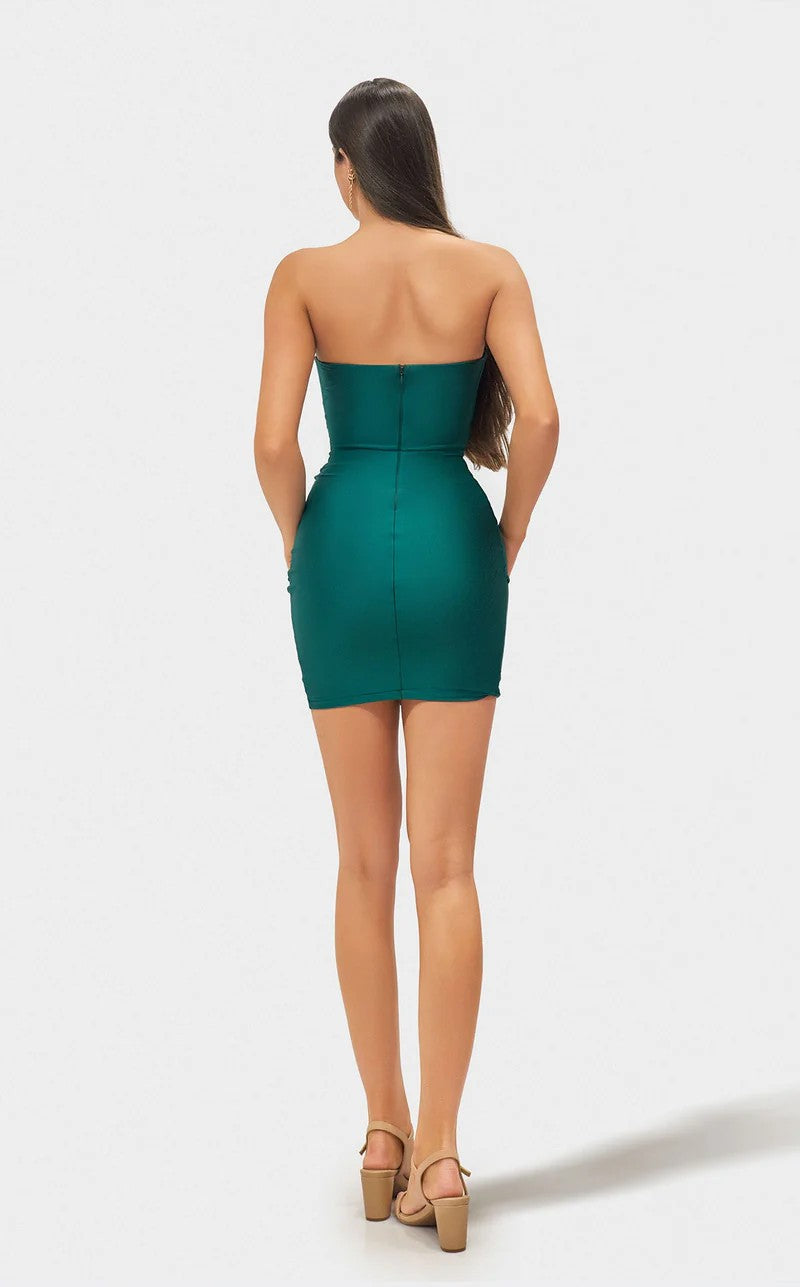 Cocktail Dresses Mini Short Cocktail Fitted Dress Kelly
