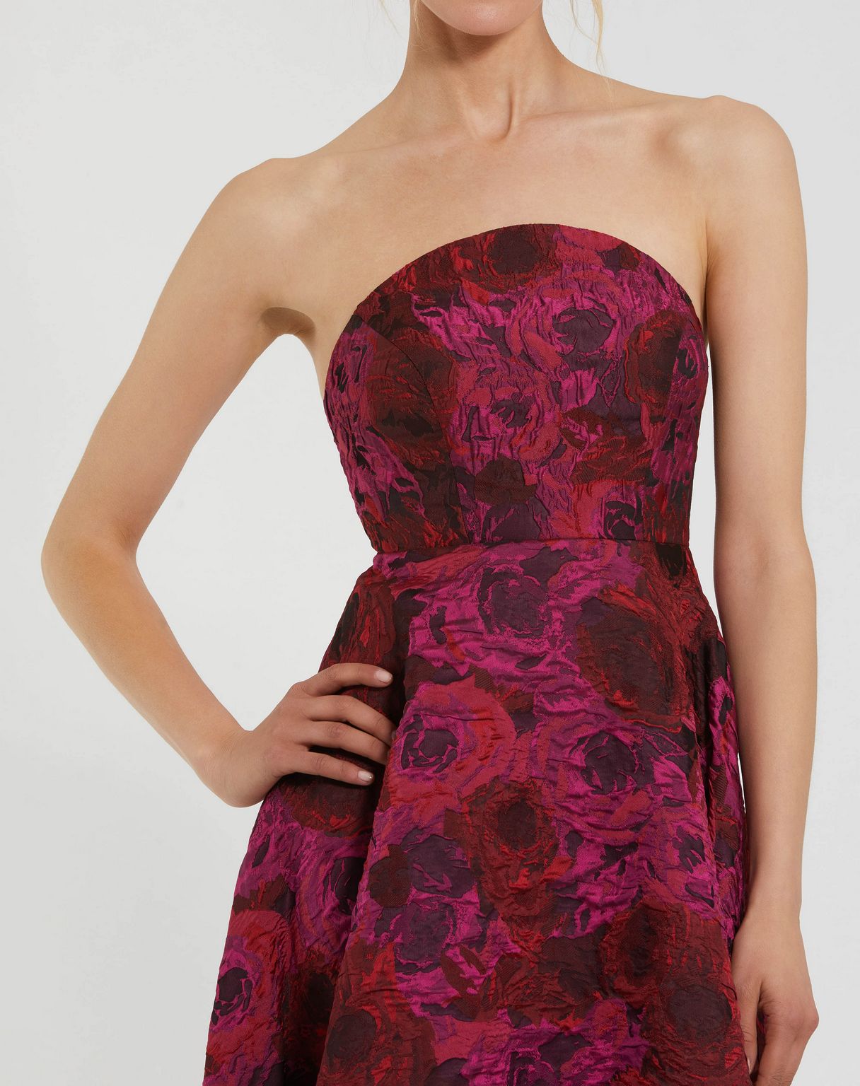 Formal Dresses Formal Prom High Low Dress Magenta Multi