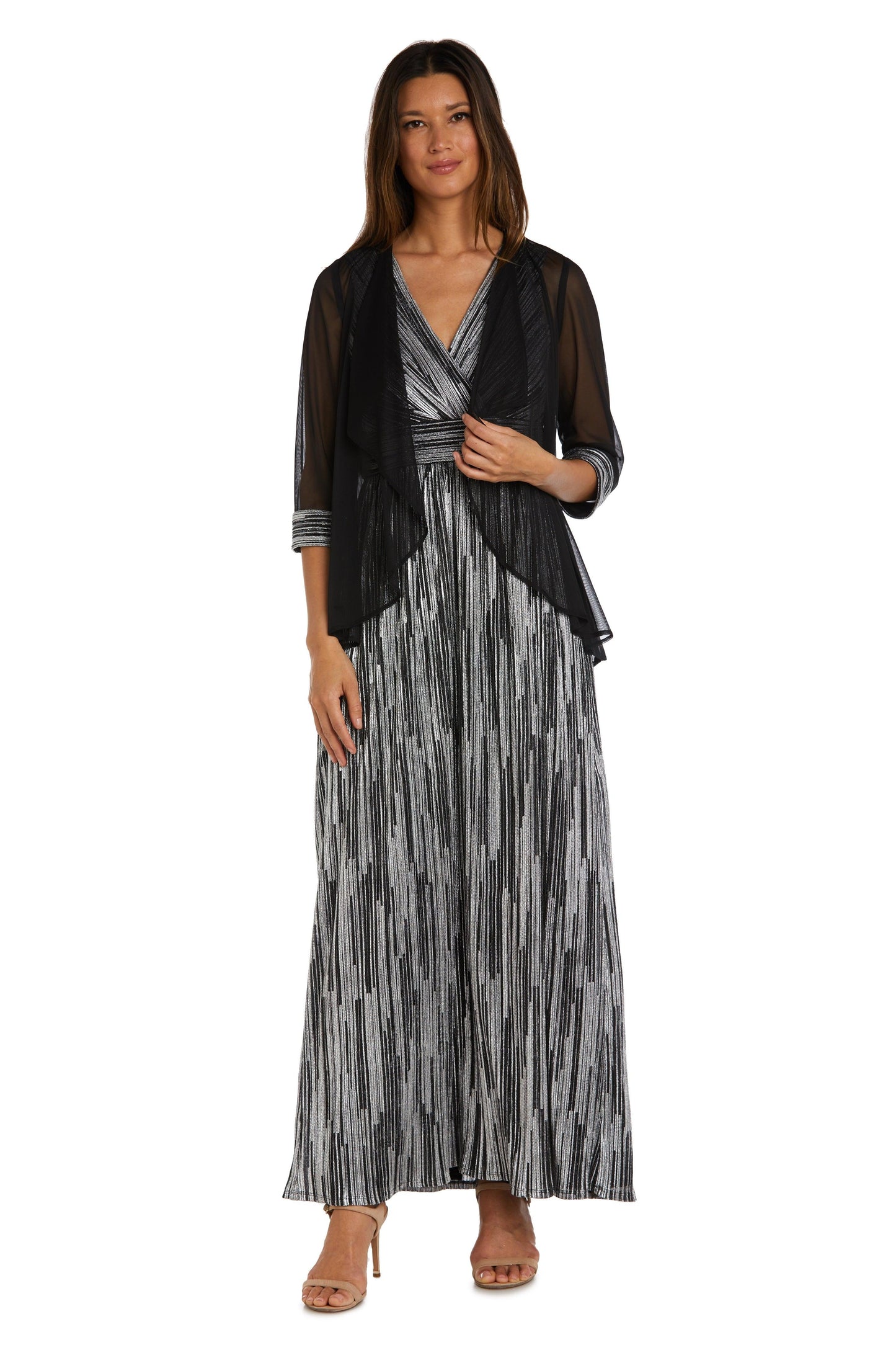 Mother of the Bride Dresses Long Mother Of The Bride Dress Black/Silver