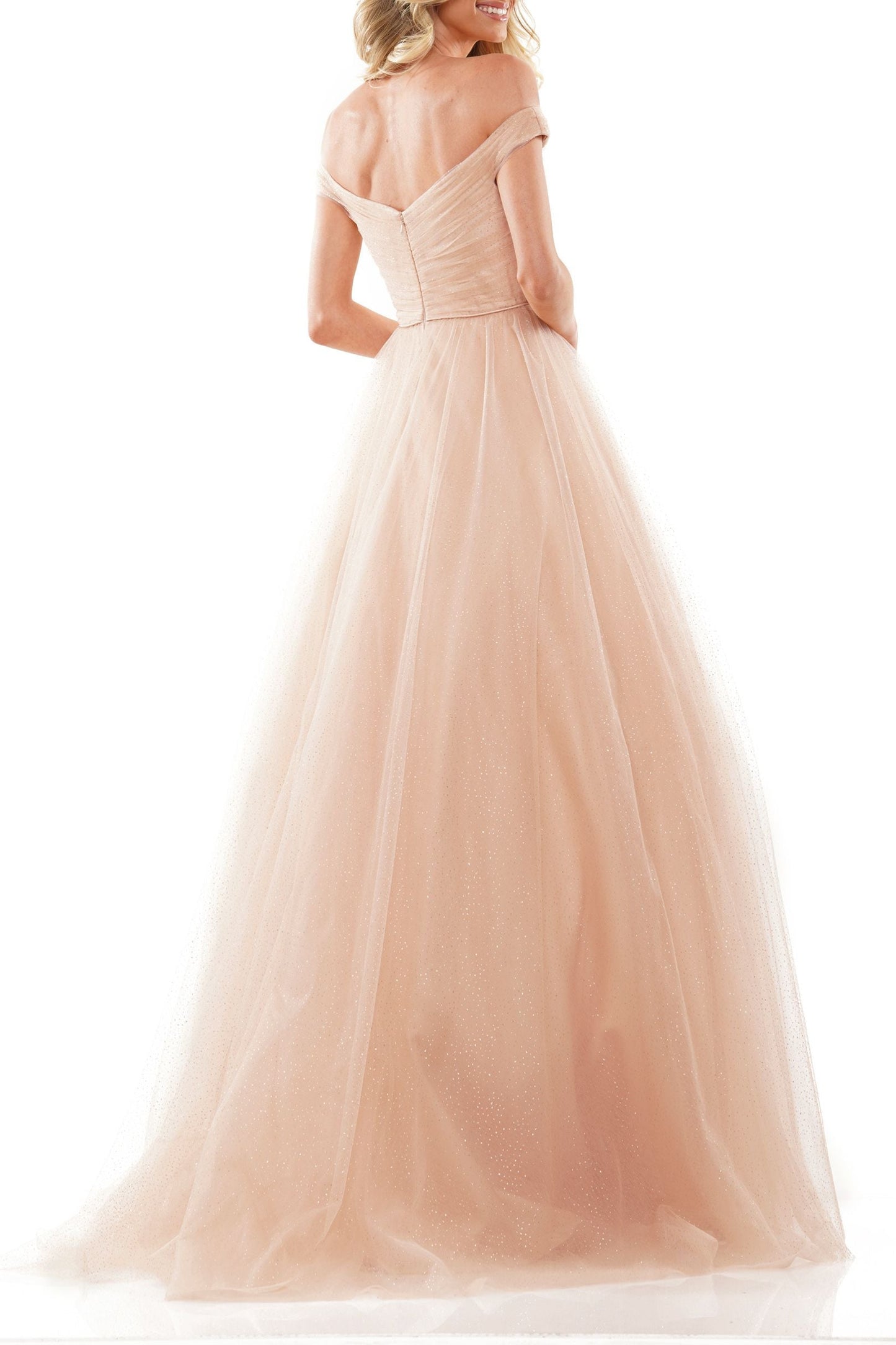 Prom Dresses Long Off Shoulder Prom Dress BLUSH