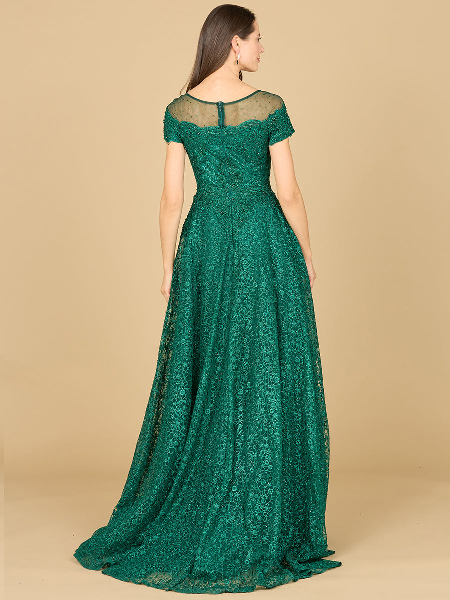 Formal Dresses Long Lace Ball Gown Formal Evening Dress Green