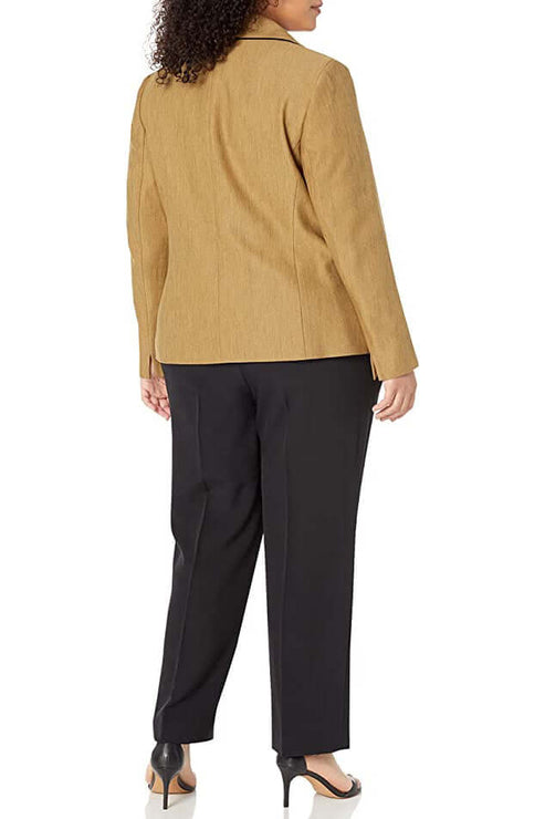 Plus Size Dresses Long Plus Size Formal Pant Suit Dijon Black