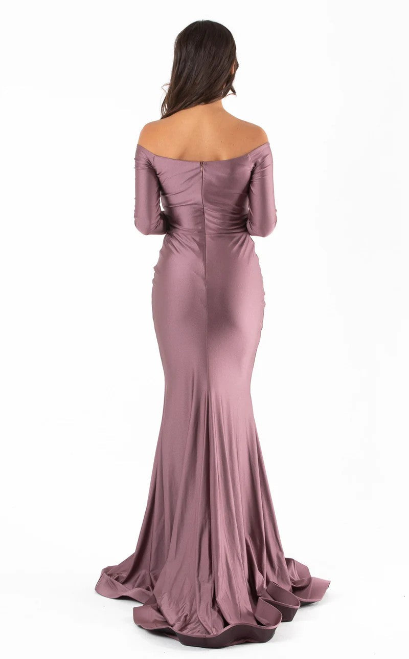 Prom Dresses Long Formal Fitted Evening Prom Dress Orchid