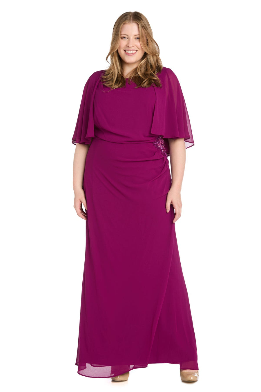 Plus Size Dresses Plus Size Long Mother of the Bride Formal Dress Mulberry
