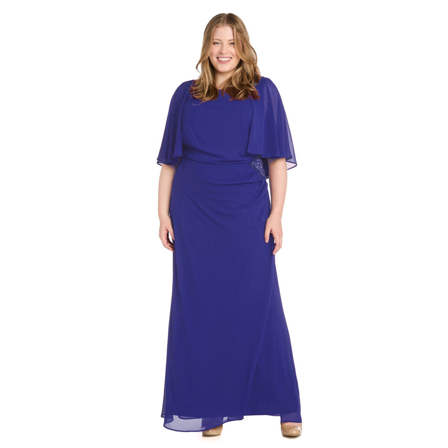 Plus Size Dresses Plus Size Long Mother of the Bride Formal Dress Violet