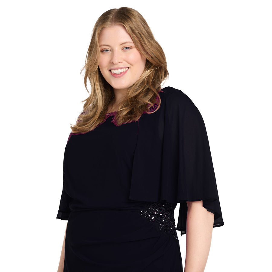 Plus Size Dresses Plus Size Long Mother of the Bride Formal Dress Navy