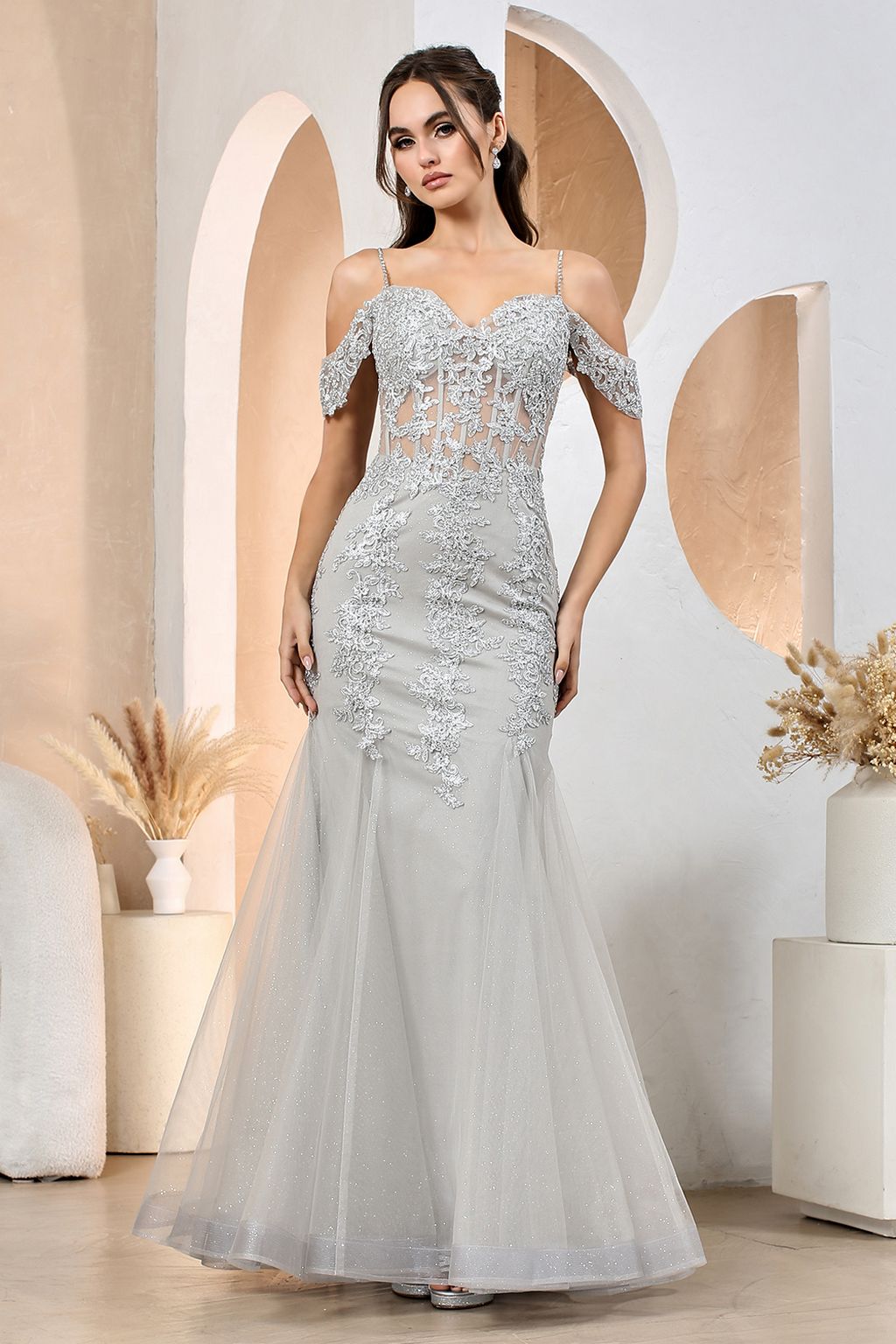 Prom Dresses Silver/Silver