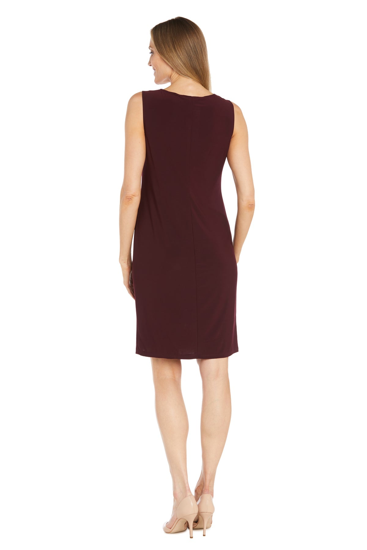 Mother of the Bride Dresses Floral Print Short Jacket Mother of the Bride Dress Burgundy