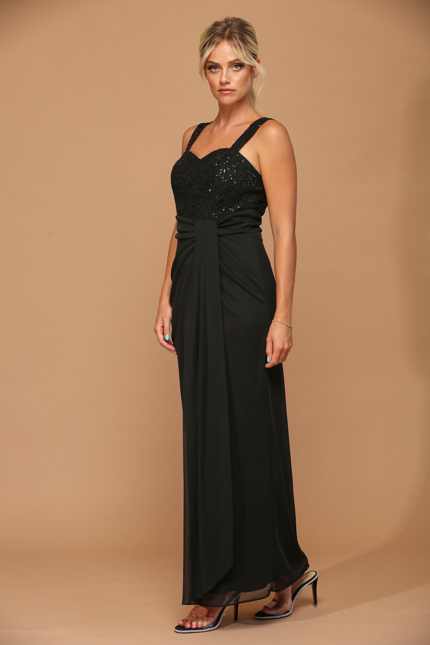 Long Mother of the Bride 2 Piece Formal Bolero Dress