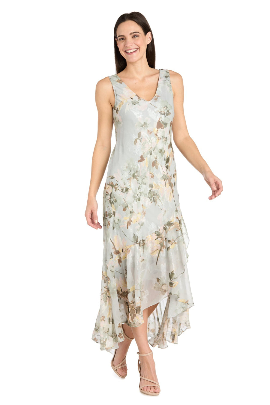 Mother of the Bride Dresses High Low Mother of the Bride Printed Jacket Dress Celadon